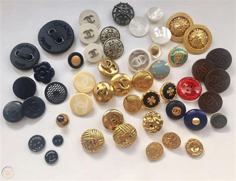 buy vintage chanel buttons|vintage chanel button jewelry.